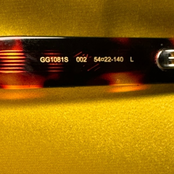 Gucci Womens GG1081S-002 Havana Smoke Sunglasses NWOT Come w/ Case & dust bag - Picture 6 of 8